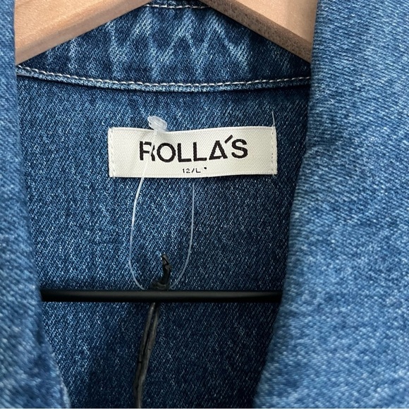 Rolla's Sailor Jumpsuit Breaker in Mid Vintage Blue - Picture 8 of 9